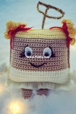 Once Upon A Hook Crochet - Victoria Stewart - Christmas Cuddler Christmas Angel