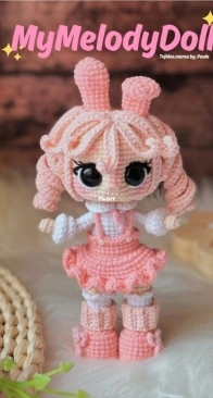 Tejidos Marau - Paula Andrea Pedraza - My Melody Doll - Spanish