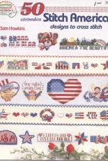 American School of Needlework ASN 3567 - 50 Stitch America Designs