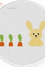 Daily Cross Stitch - Bunny And Carrots
