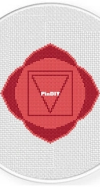 Daily Cross Stitch - Root Chakra