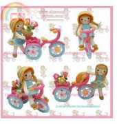Handmade Kitty - Jenny Lloyd - Flowers girls riding a tricycle