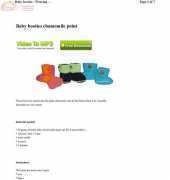 Tejiendo Peru - Baby booties - English - Free