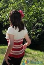 Pretty Summer Sleeveless Top by Fabia & Alexa Taverna - Knitting For Breakfast - English Italian