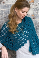 Tammy Hildebrand - Graceful Shell Shawl by - Free