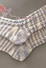 Comb Gill Socks by Louise Tilbrook