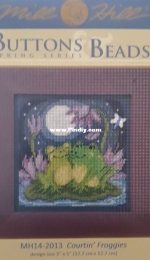 Mill Hill - Buttons & Beads Spring Series MH14-2013 Courtin Froggies XSD