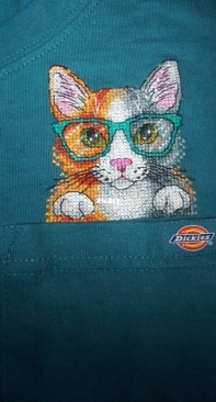 MP Studio B-247 Calico Cat with Glasses
