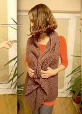 Neringa Pangonyte - Wrap cardigan vest nerri