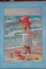 Dimensions Girl at the Beach 65078 Gold
