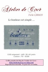 Atelier de Circé GR0610 - Le bonheur est simple …