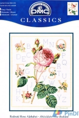 DMC XC0253A Rose Alphabet