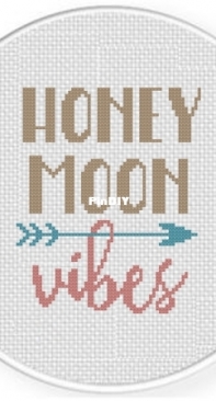 Daily Cross Stitch - Honey Moon Vibes