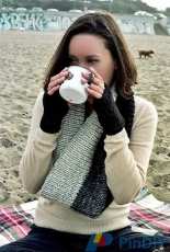 Salt Point Infinity Scarf by Kathy Simpson-Free