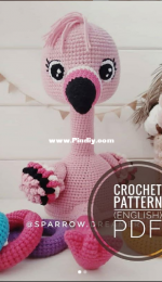 Sparrow Dreamer - Pink Flamingo - English or Russian