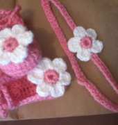 Shoes and headband pink