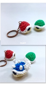 Louies Loops -  Koopa / Mario Shell Miniature - Free