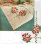 Tablecloth with Rose-border