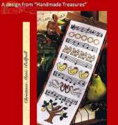 Christmas Music Bellpull from Better Homes and Gardens A Cross-Stitch Christmas Handmade Treasures