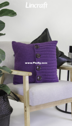 Lincraft - P042 Seed Stitch Cushion Cover - Free