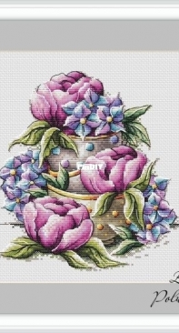 Flowers in Cups by Evgenia Poluektova XSD