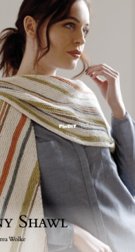 Henny Shawl by Annika Andrea Wolke - Rowan Yarns - Free