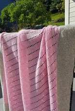 JetteStrikk-Amanda Baby Blanket by hos Jette-Norwegian-Free
