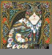 HAED HAELTJ 147 The jeweled cat by Lewis T. Johnson