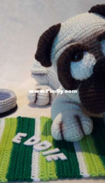 Wunderlichs Kreativchaos - Janine Wunderlich - Eddie the Pug baby - Eddie das Mopsbaby - German