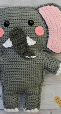 3am Grace Designs - Donna Vasquez Beavers and Michaelene Nelson - Elephant Kawaii Cuddler
