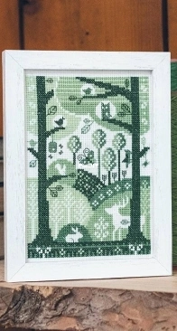 Pigeon Coop Designs - Tree's Company from Cross-Stitch in the Forest PCS + XSD