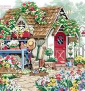 Hand Cross HC-166Flower House