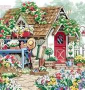 Hand Cross HC-166Flower House