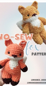 Nooks Hooks Shop - Anoek Strumane - No Sew Fox