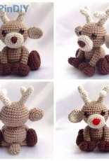 Hooked on Patterns - Ling Ryan - Amiani Range Noel the Reindeer