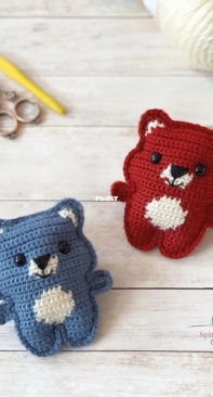 Spin a Yarn Crochet - Jillian Hewitt - Pocket Bear - Free