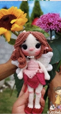 Joshii Gurumis - Rosetta Garden Fairy - Rosetta Hada del Jardin -  Spanish