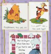 Designer Stitches - Volume 1 DS6 - Winnie the Pooh Words of Wisdom