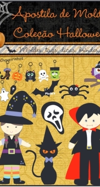 As Feltreiras - Halloween Collection Pattern Booklet - Apostila de Moldes Coleção Halloween - Portuguese