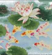 Nine Fish with Water Lily