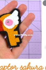 Card Captor Sakura Brooch by Choly Knight - Sew Desu Ne? - Free