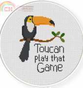 Daily Cross Stitch - Toucan Play That Game
