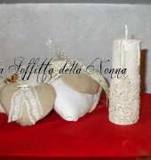 Fake vintage candle