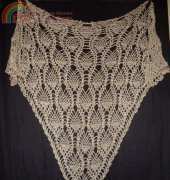 Pineapple Triangle Shawl