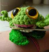 Roman Sock - Brigitte Read - Froggy Pincushion - Free
