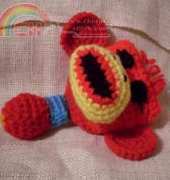 Craftybegonias Funmigurumi and Kids Stuff -  Monkeyroo Baby Rattle