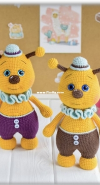 Crochet Friends Lab - Tatyana/Tatiana Kostochenkova - Little Bee - Пчеленок - Russian