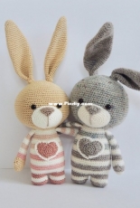 Poppa Poppen -  Carina Pleune Luuring - Bea the rabbit