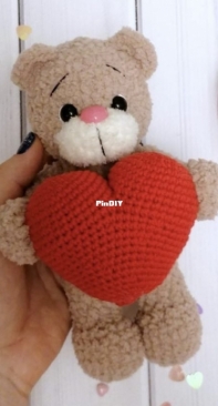cherrytoys - Vishnevaya Masterskaya - Valentina Vishnevskaya - Валентина Вишневская - The bear in love - Влюбленный мишка - Russian