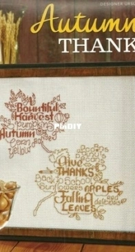 Imaginating 2908 - Lets Love Autumn / Autumn Thanks by Ursula Michael from Cross Stitch & Needlework September 2012 XSD